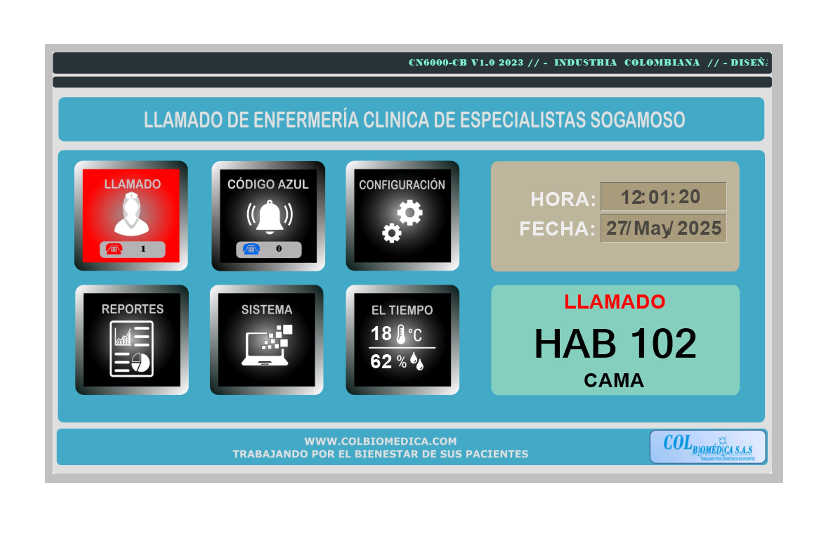 Llamado de enfermería